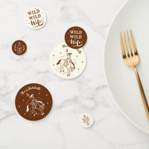 Wild Wild Wife Western Bachelorette Party Confetti