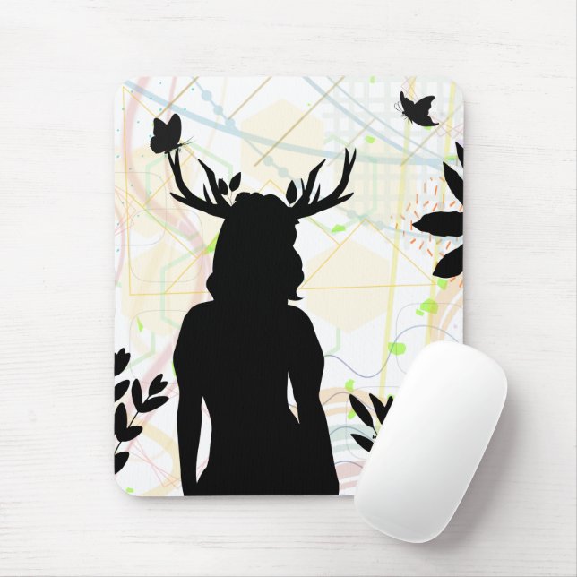Wild With Nature Mouse Mat (With Mouse)