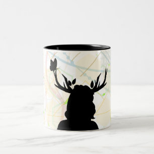 Wild With Nature Two-Tone Coffee Mug