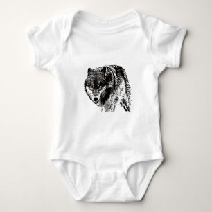 Wild Wolf Baby Bodysuit