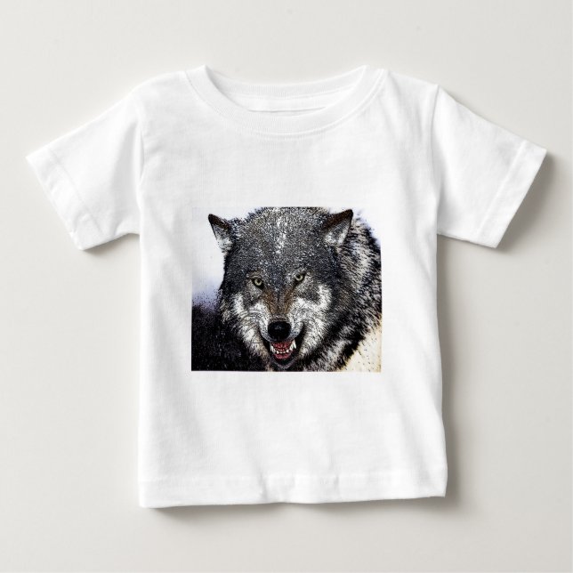 Wild Wolf Baby T-Shirt (Front)