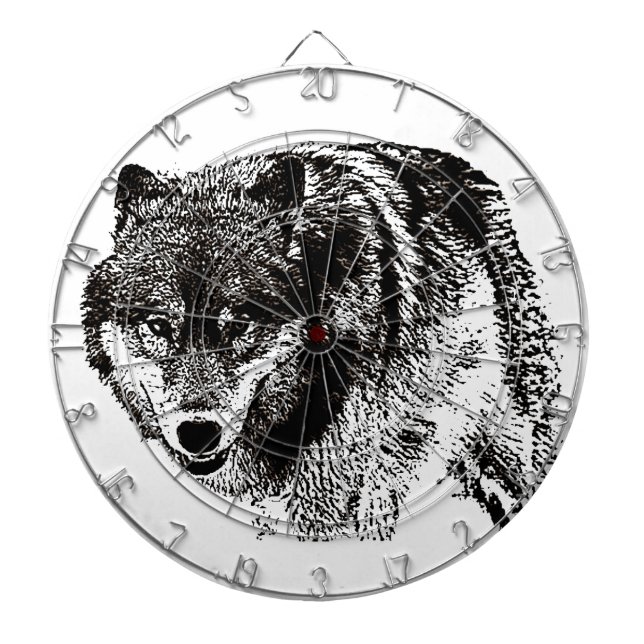 Wild Wolf Dartboard (Front)