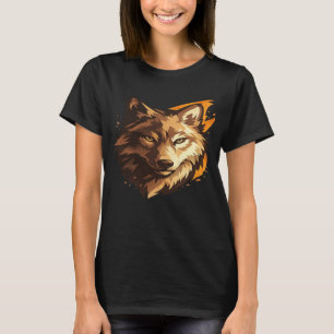 Wild Wolf Face Art Unisex T-Shirt