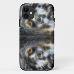 Wild Wolf Inspirational Portrait iPhone 11 Case