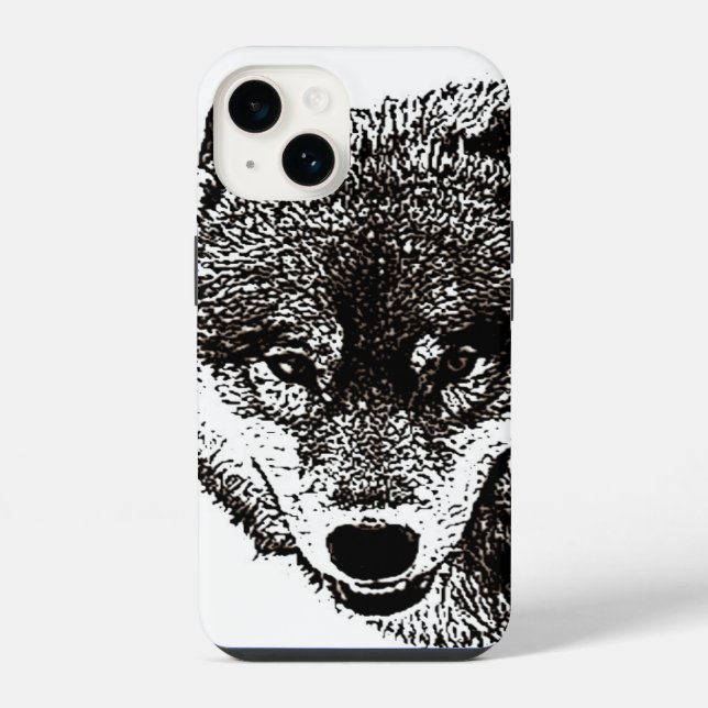 Wild Wolf iPhone Case (Back)