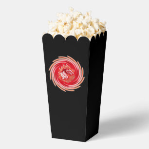 Wild Wolf Whirling black popcorn boxes