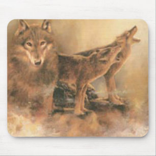 Wild Wolves Mouse Pad
