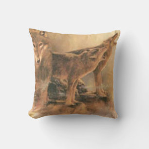 Wild Wolves Reversible Pillow