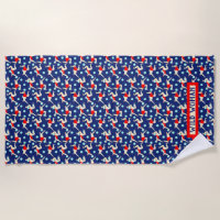 Wild Woman Wild Swimming customisable towel