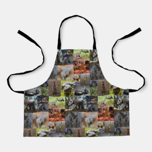Wild Wonders: Captivating Australian Photo Collage Apron