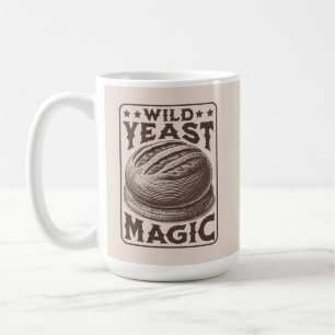 Wild Yeast Magic Sourdough Bread Baking Enthusiast Coffee Mug