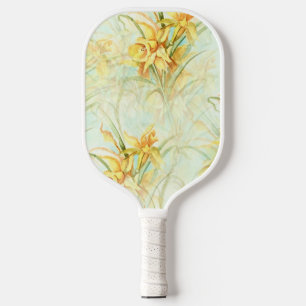 Wild Yellow Flowers Pickleball Paddle