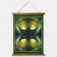 Wild Yellow Lady Slipper Orchid Flower Abstract