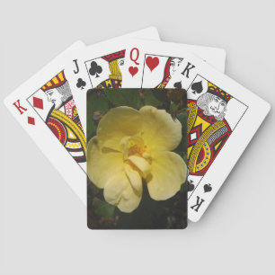 Wild Yellow Rose Playing Cards