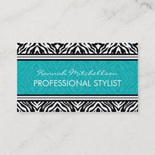 Wild Zebra Professional Business Cards