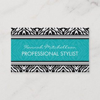 Wild Zebra Professional Business Cards