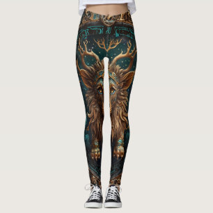 Wild Zodiac & Aztec Abstract Mix Leggings
