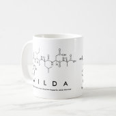 Wilda peptide name mug (Front Left)