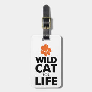Wildcat For Life Luggage Tag