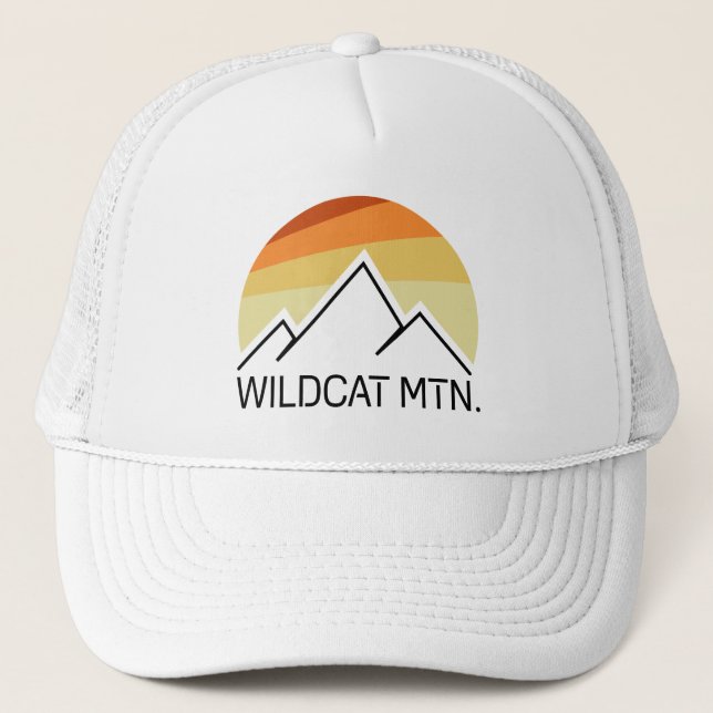 Wildcat Mountain New Hampshire Retro Trucker Hat (Front)