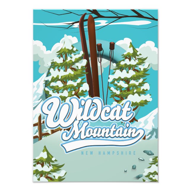 Wildcat Mountain New Hampshire Ski poster (Front)