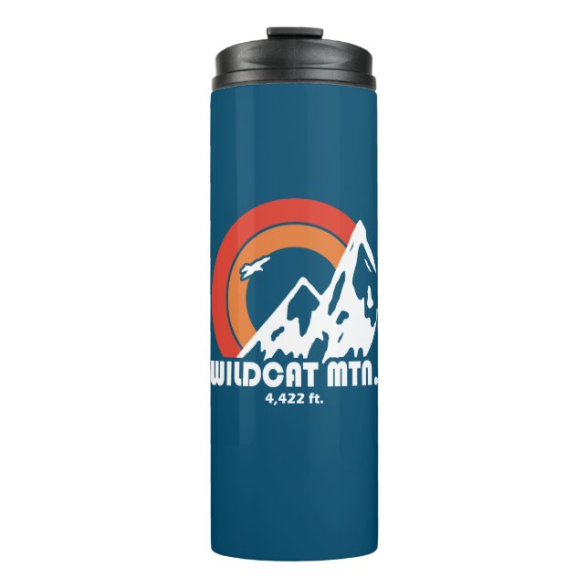 Wildcat Mountain New Hampshire Sun Eagle Thermal Tumbler (Front)