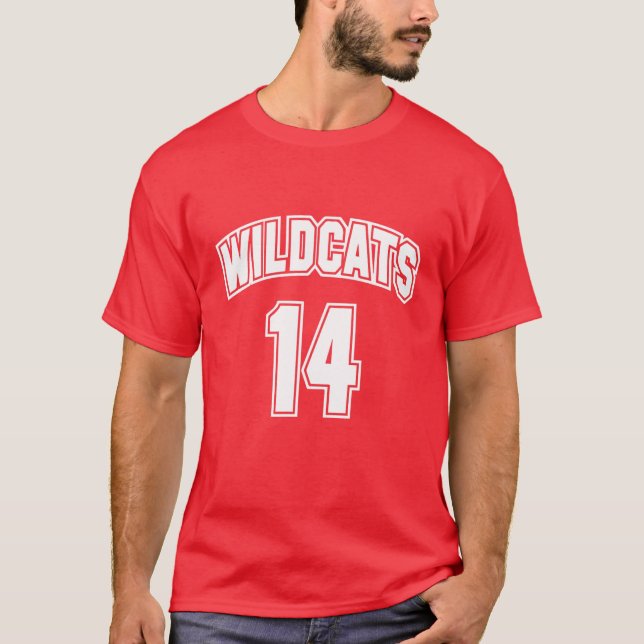 Wildcats 14 Jersey T-Shirt (Front)