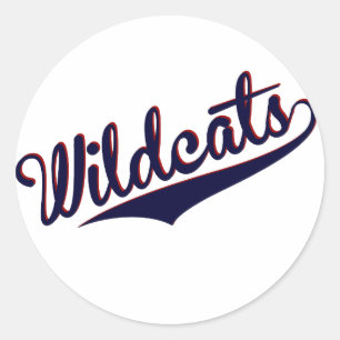 Wildcats Classic Round Sticker