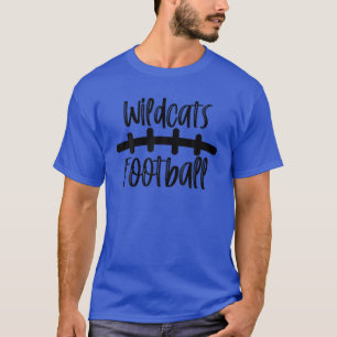 Wildcats Football School Spirit Team Mascot Game N T-Shirt