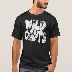Wildcats Football School Sports Fan Team Spirit T-Shirt