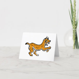 Wildcats - Iberian LYNX -Wildlife - Nature - Thank You Card