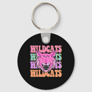 Wildcats School Mascot Key Ring