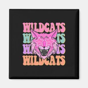 Wildcats School Mascot  Magnet