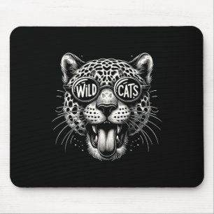 Wildcats School Sports Fan Team Spirit Back To Sch Mouse Mat