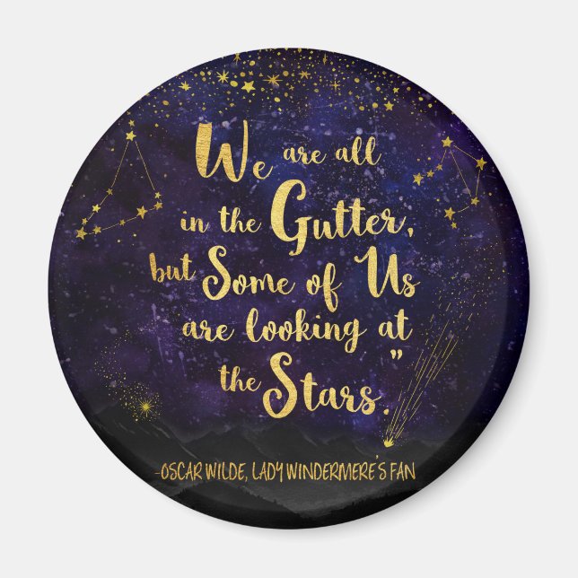 Wilde - Looking at the Stars magnet (Front)