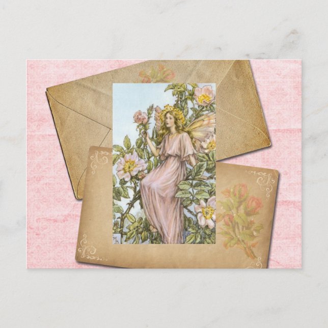 Wilde Rose Fairy Card (Front)