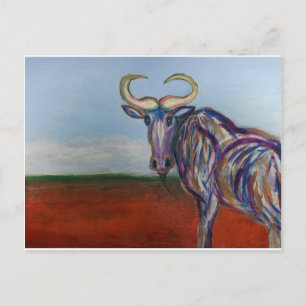 Wildebeest Postcard