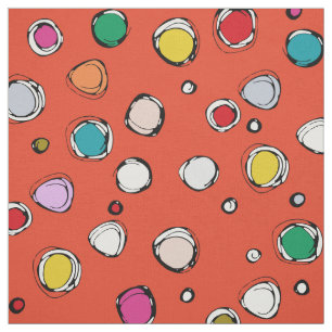 wilderdot cadmium fabric