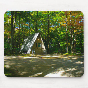 Wilderness A-Frame Camping at Campground Mouse Mat
