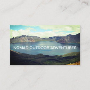 Wilderness Adventure Trip Guide Business Cards