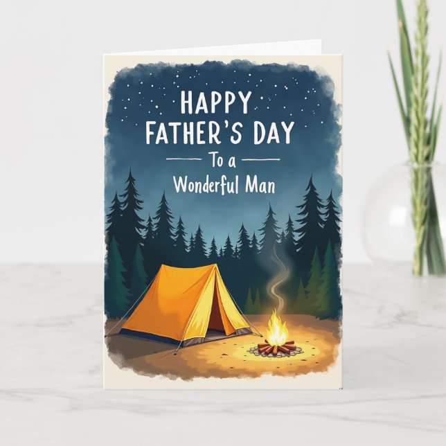 Wilderness Fathers Day Night Card (Front)