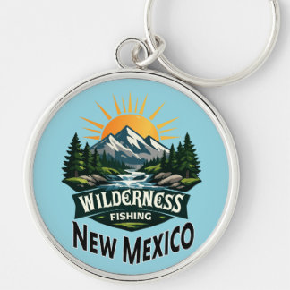 Wilderness fishing New Mexico Key Ring