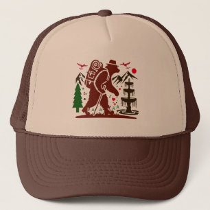 Wilderness Hiking Bear Explorer Art Print Trucker Hat