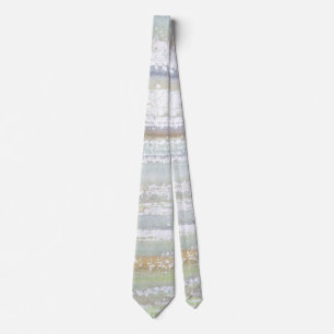 Wilderness Hues Watercolor Dry Brush Tie