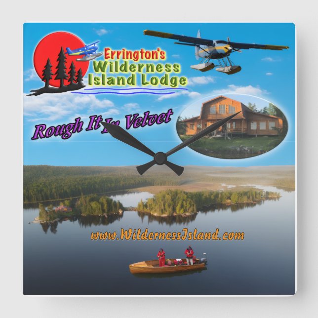 Wilderness Island Wall Clock (Front)
