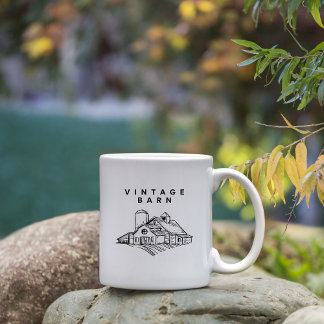 Wilderness Line Art  Minimal Mountain Mug
