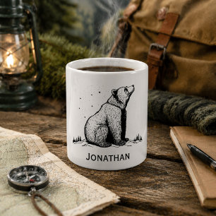 Wilderness Monogram  Coffee Mug