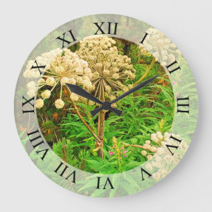 Wilderness, Nature, Plants Photography  Wall Clock