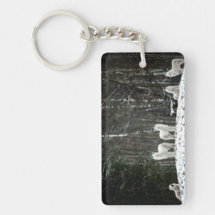 Wilderness Polar Wolf Key Ring