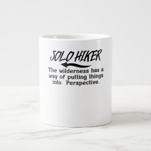Wilderness putting things into perspective. large coffee mug